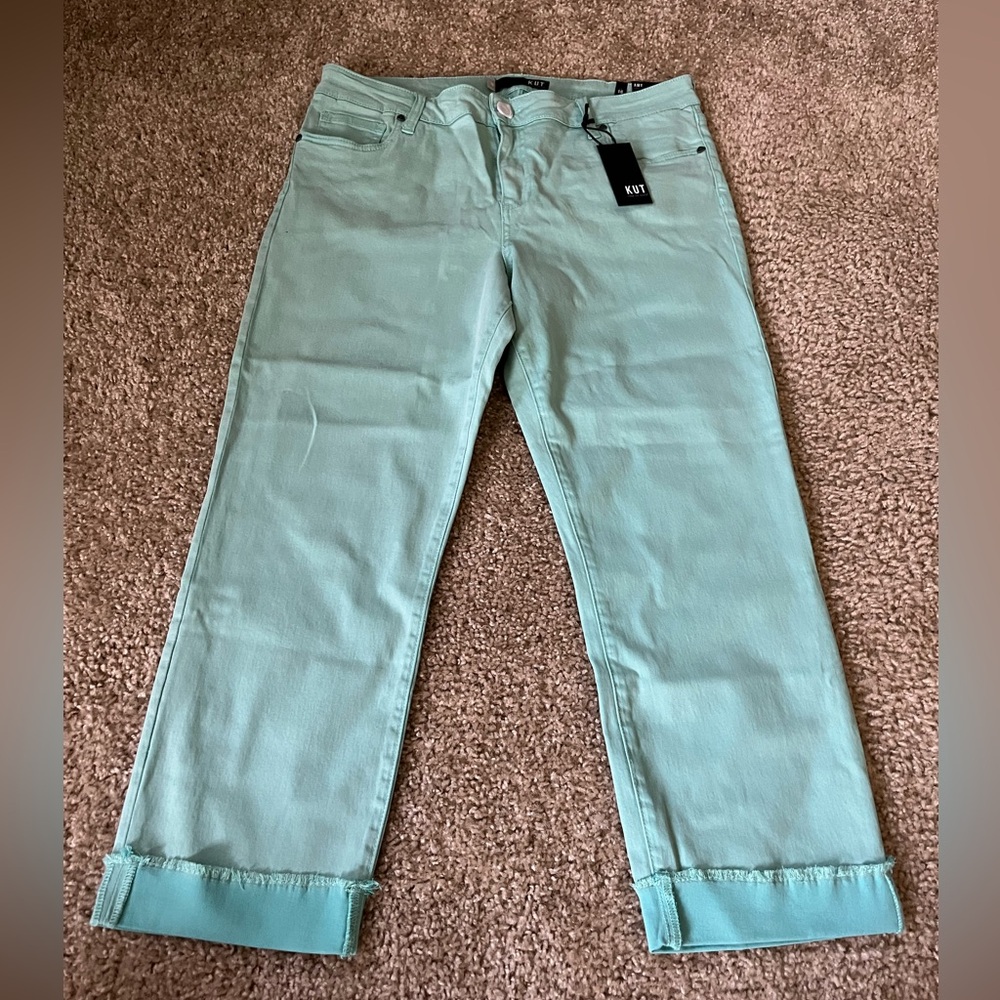 KUT from the Kloth - Amy Crop Straight Leg, size 16